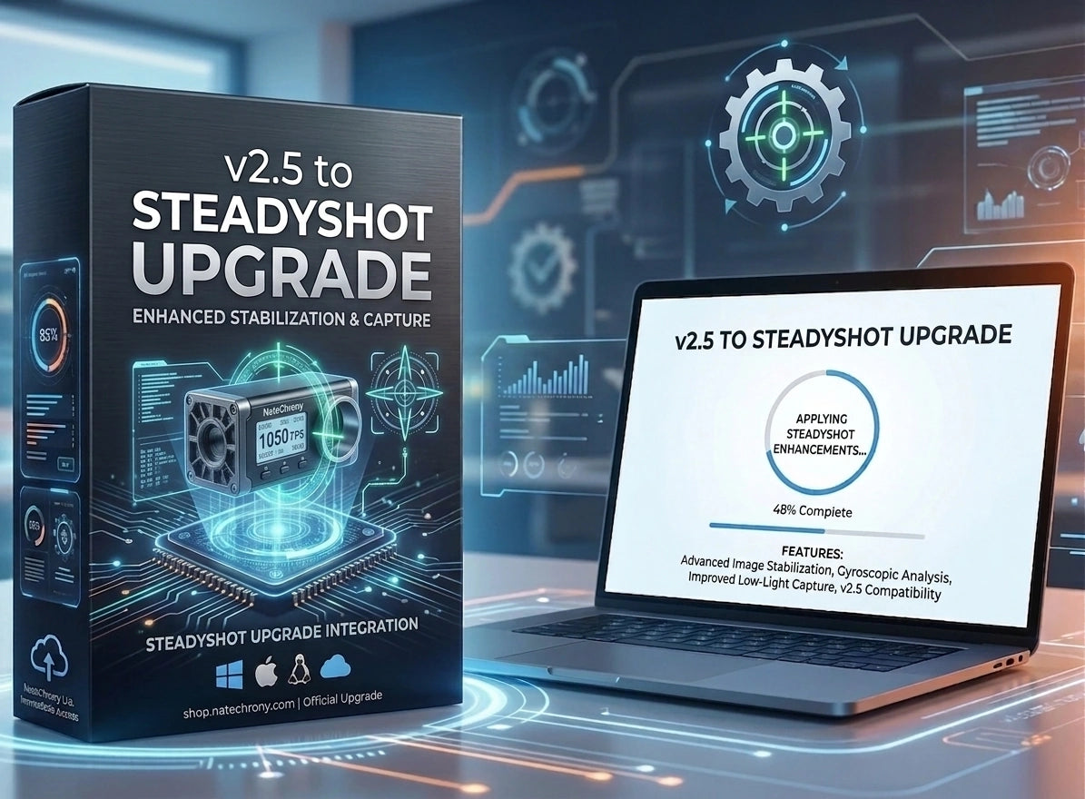 v2.5 to SteadyShot/Advanced Software Upgrade
